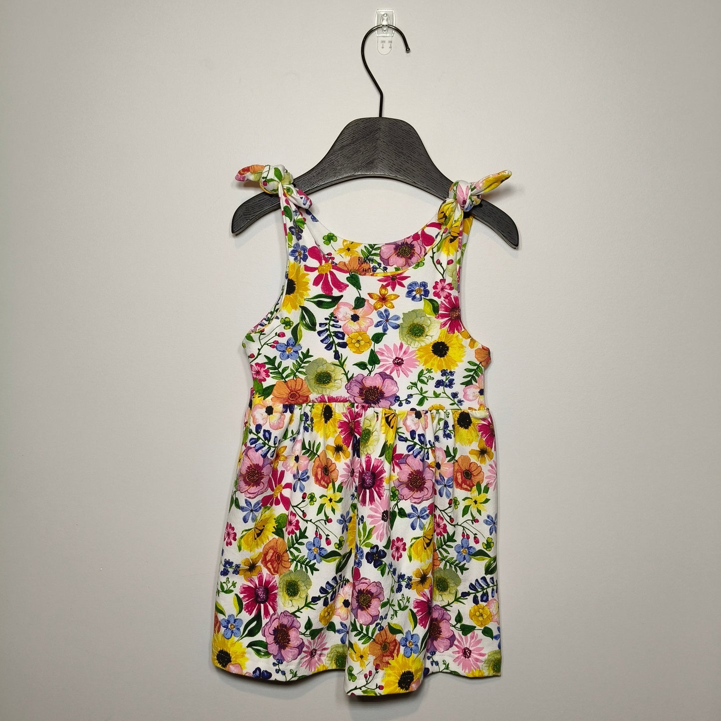 Tie Strap Dress - Rainbow Garden