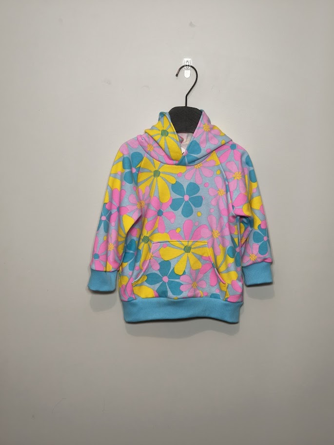 Floral print hoodie