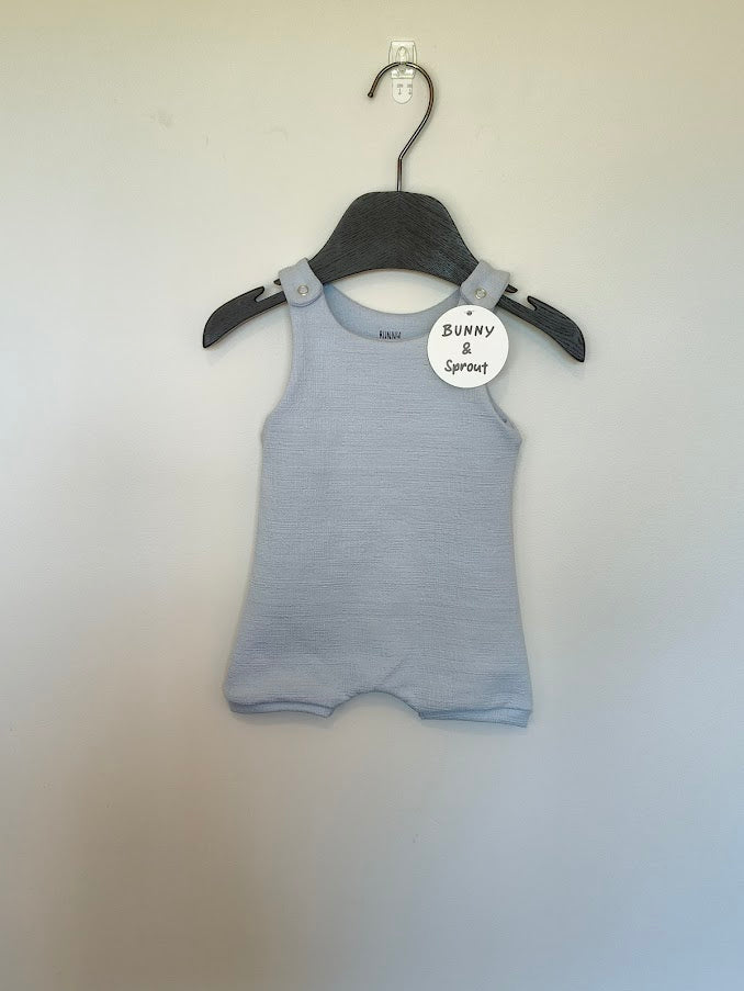 Stretch Romper- sky blue