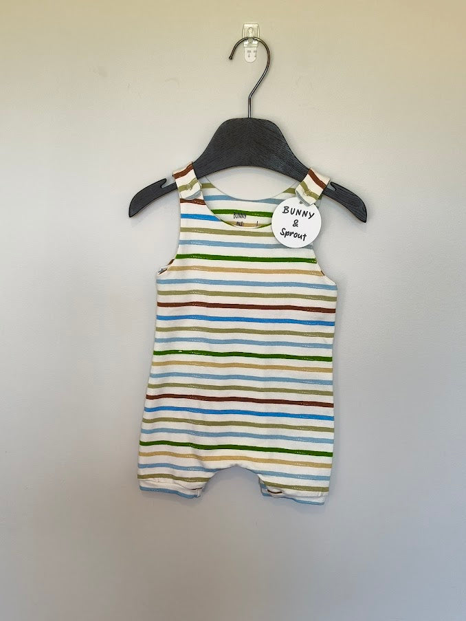 Stretch Romper- stripes