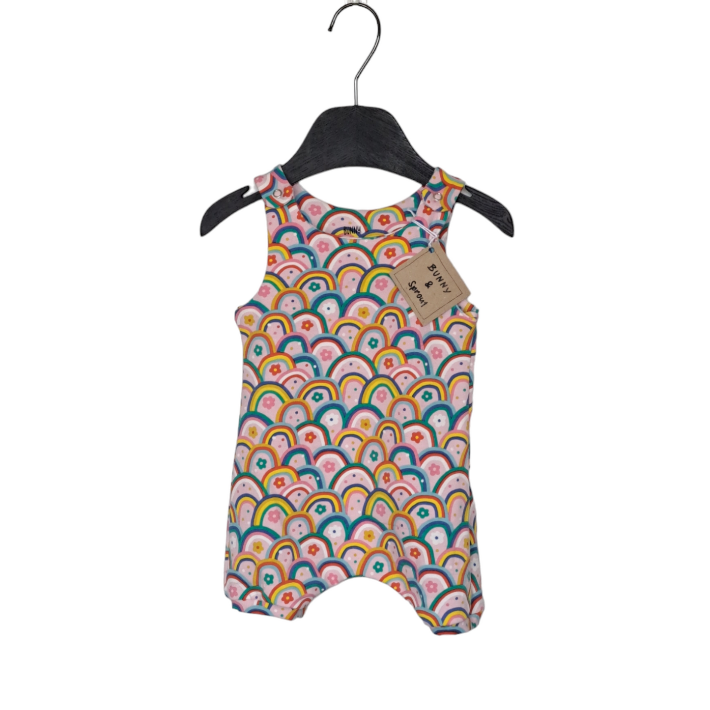 Stretch Romper - Rainbows