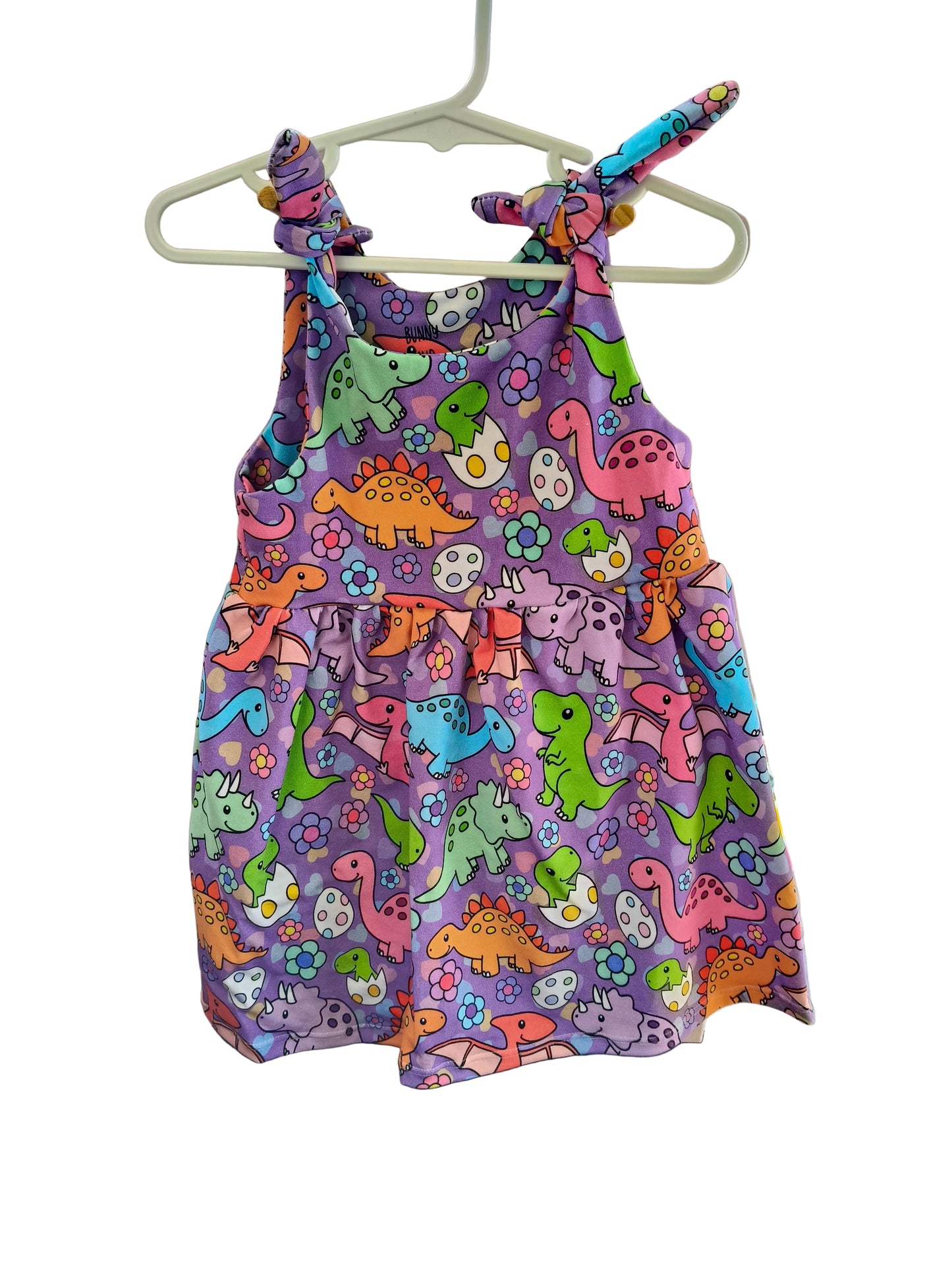 Tie Strap Dress - Purple Arawable