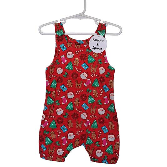 Christmas Romper - Red Christmas