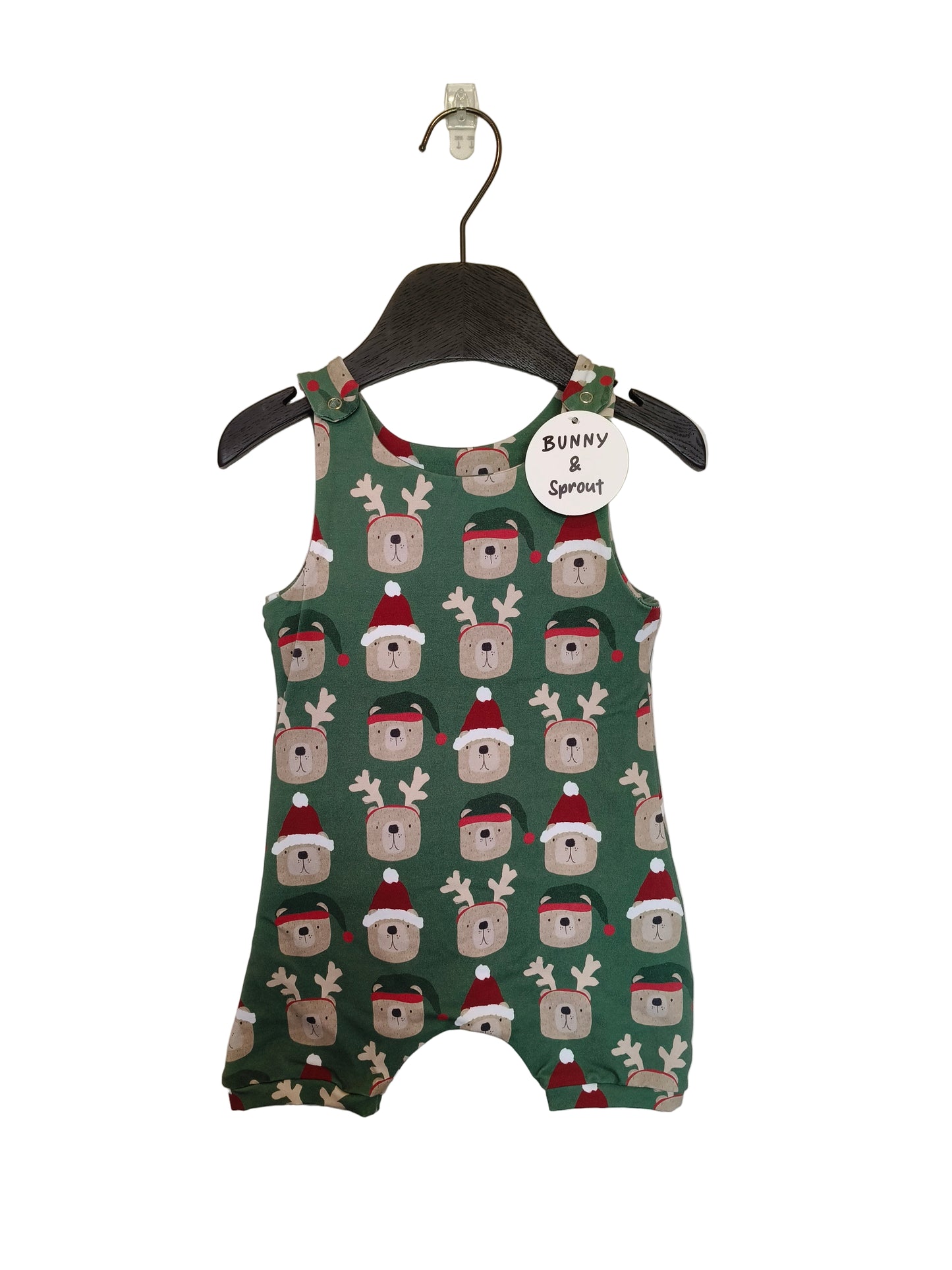 Christmas Romper - Teddy Bears Christmas